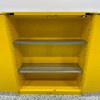 Uline H-1564S-Y Flammable Liquid Storage Cabinet image 2